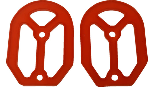 Drag Specialties 1620-2487 Optional Red Insert for Qualifier Footpegs