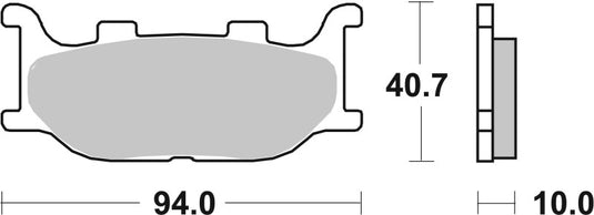 Brembo Powersports 07YA34SA BRE Powersport Pads