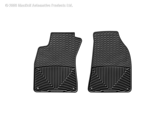 Weathertech W67 WT Rubber Mats - Front - Blk