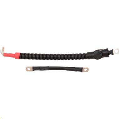 Drag Specialties 2113-0734 Battery Cable Kit - 5-1/2in. and 10-3/4in.