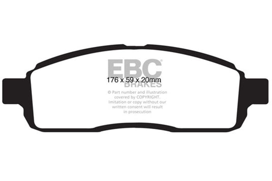 Ebc DP61843 EBC Greenstuff Brake Pad Sets