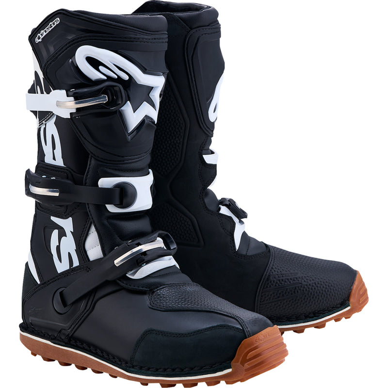 Load image into Gallery viewer, Alpinestars Tech-T Boots (7, Black/White/Gum)
