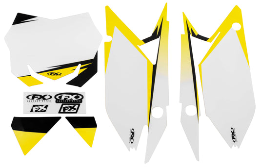 Factory Effex 12-64442 Evo Pre-Cut Backgrounds - White