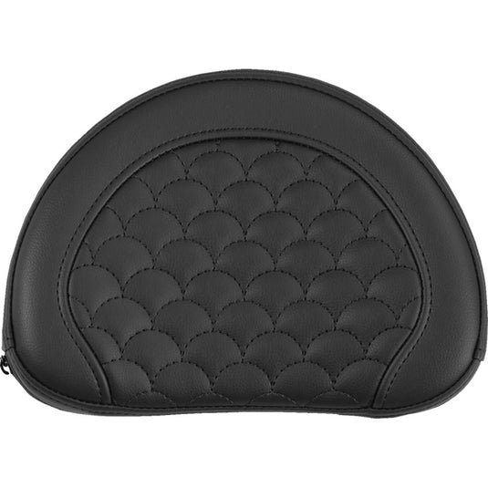 Saddlemen 051320900 Contoured Sissy Bar Pad for Roadsofa DS Seats - Black Stitching