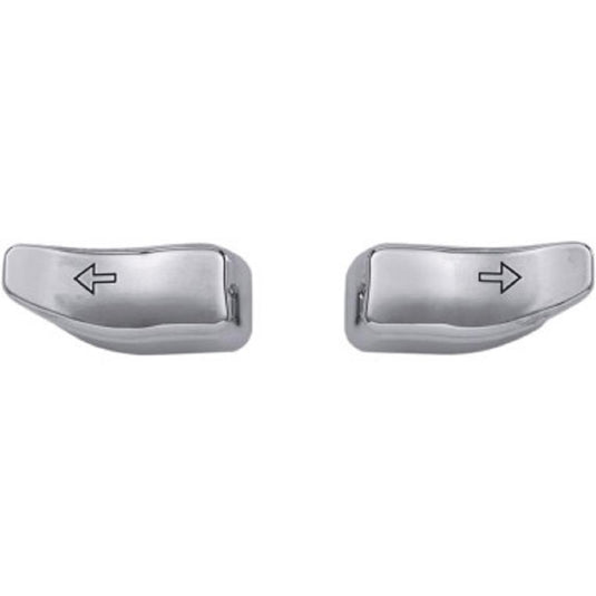 Drag Specialties 2106-0365 Turn Signal Switch Extensions - Chrome