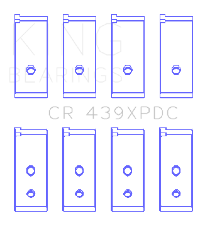 Load image into Gallery viewer, King Engine Bearings CR439XPDCSTDX KING Connecting Rod Bearings
