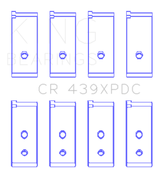 King Engine Bearings CR439XPDCSTDX KING Connecting Rod Bearings