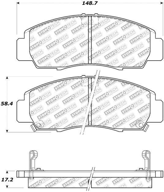 Stoptech 305.07870 ST Street Brake Pads