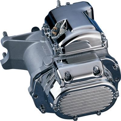 Jims 8028DS 5-Speed Transmission Assembly - Plain Aluminum Case - Standard Ratio