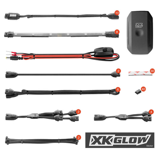 Xk Glow KS-MOTO-ADVANCE Advanced XKChrome Light Kit