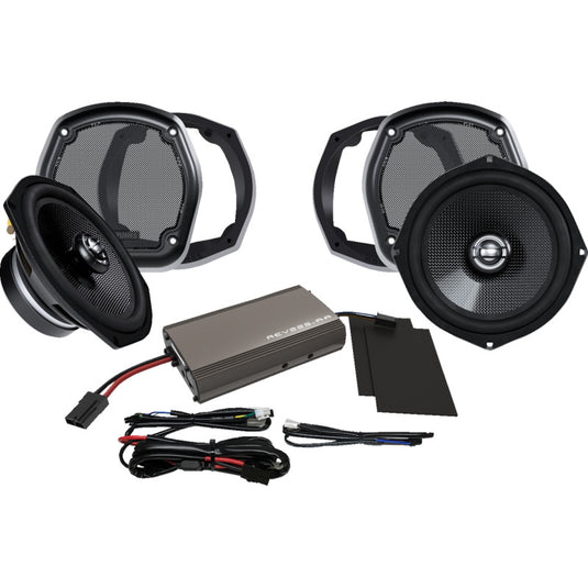 Hogtunes 702-XL AMP KIT Fairing Lower 7GÇ¥ Speaker/ Amplifier Kit