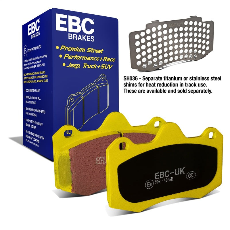 Load image into Gallery viewer, Ebc DP4036R EBC Yellowstuff Brake Pad Sets

