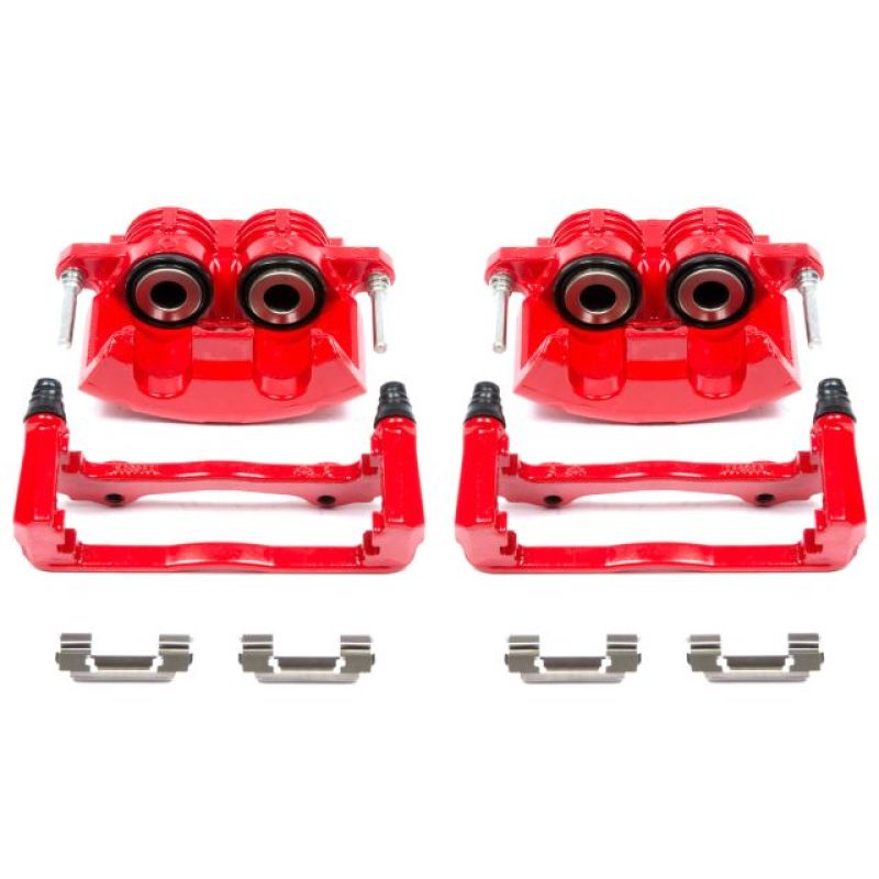 Load image into Gallery viewer, Powerstop S4692 PSB Red Calipers
