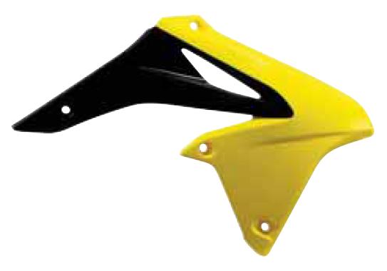 Acerbis 2113861017 Radiator Shrouds - Yellow/Black