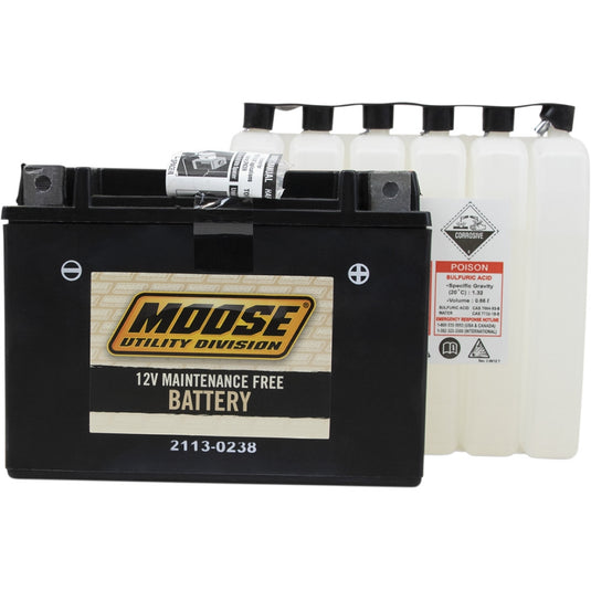 Moose Utility MTX15L-BS AGM Maintenance-Free Battery