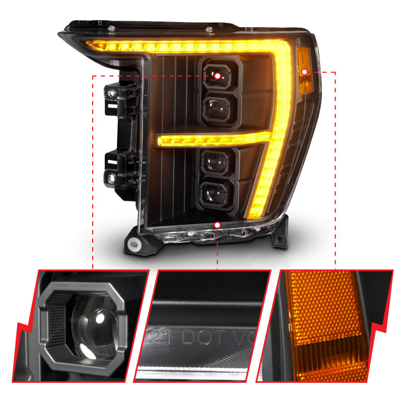 Load image into Gallery viewer, Anzo 111593X-L ANZ LED/Projector Headlights
