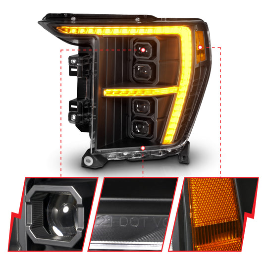 Anzo 111593X-L ANZ LED/Projector Headlights