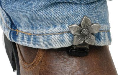 Ryder Clips Stirrup/Strap Boot Clip - Flower