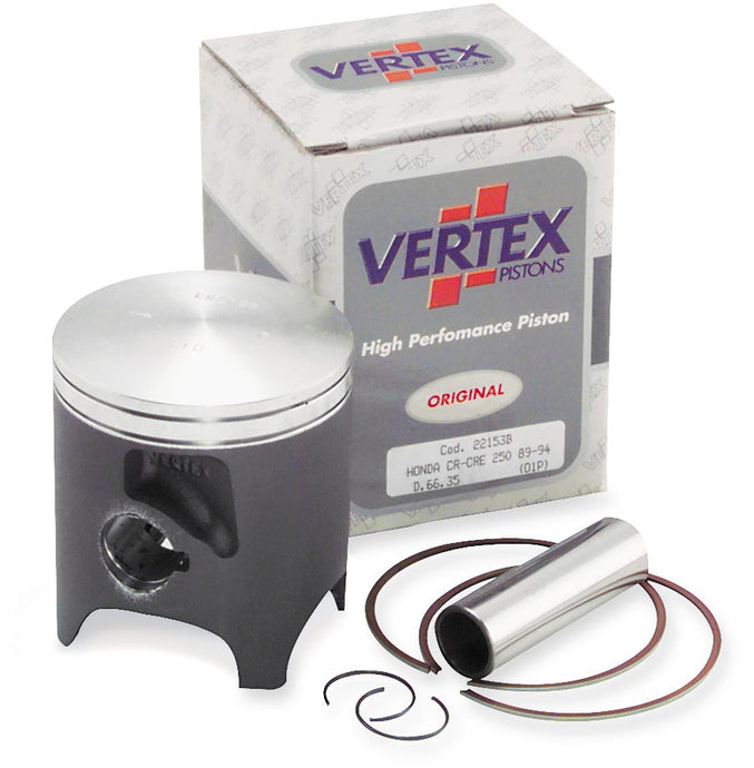 Vertex 22441B Cast Replica Piston Kit - Standard Bore 53.94mm, Standard Compression