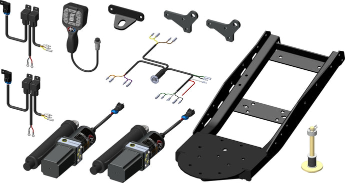 Kfi Products 106180-APH Actuator Tube Kit with Hand Remote for Pro-V UTV Plow Systems