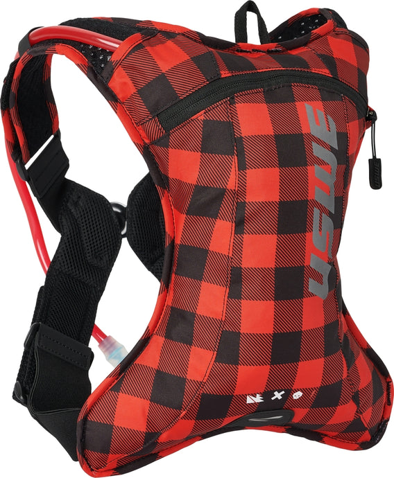 Uswe 5202076048 Outlander 2L XC Backpack - Flannel Red/Black