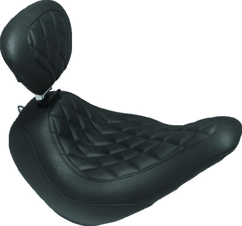 Load image into Gallery viewer, Mustang Motorcycle 83043 MMP Solo with Driver Backrest Diamond

