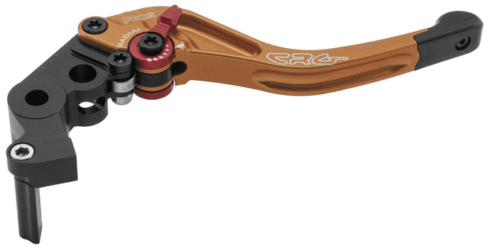 Crg 2RN-521-H-G RC2 Shorty Length Brake Lever - Gold