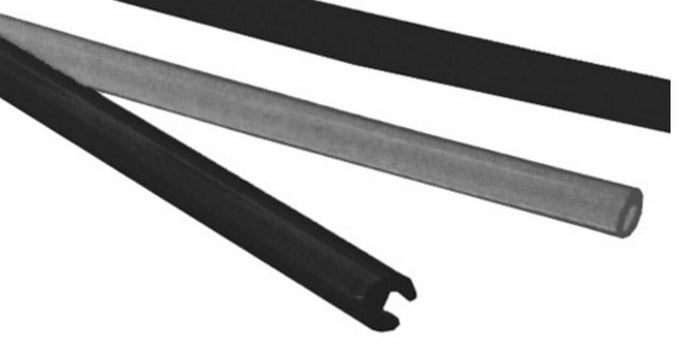 Spi 452-804 Plastic Windshield Trim - Black