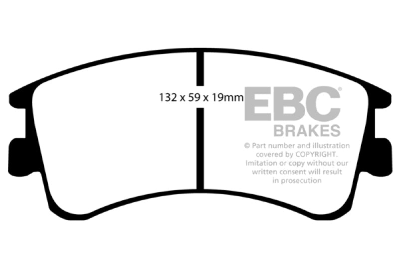 Load image into Gallery viewer, Ebc DP41465R EBC Yellowstuff Brake Pad Sets
