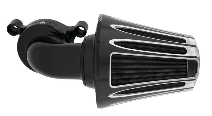 Arlen Ness 81-004 Monster Sucker Air Cleaner Kit with Cover - Deep Cut - Black