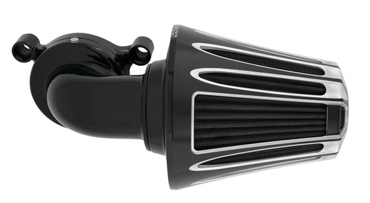 Arlen Ness 81-014 Monster Sucker Air Cleaner Kit with Cover - Deep Cut - Black