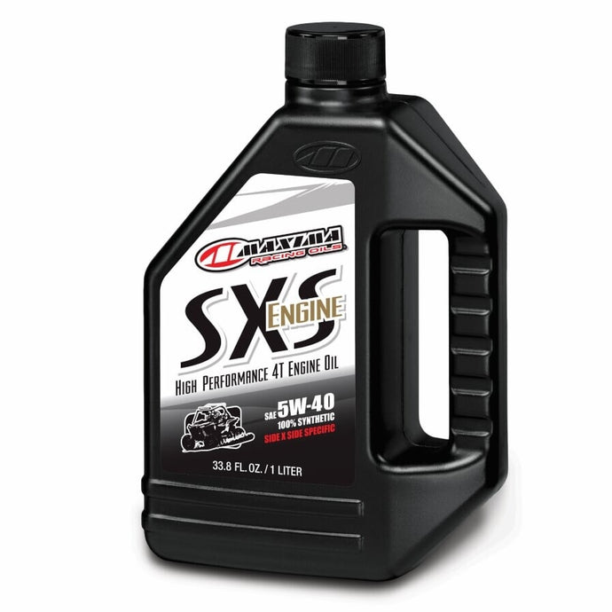 Maxima Lubricants 30-46901 SXS Full Synthetic Engine Oil - 5W40 - 1L.