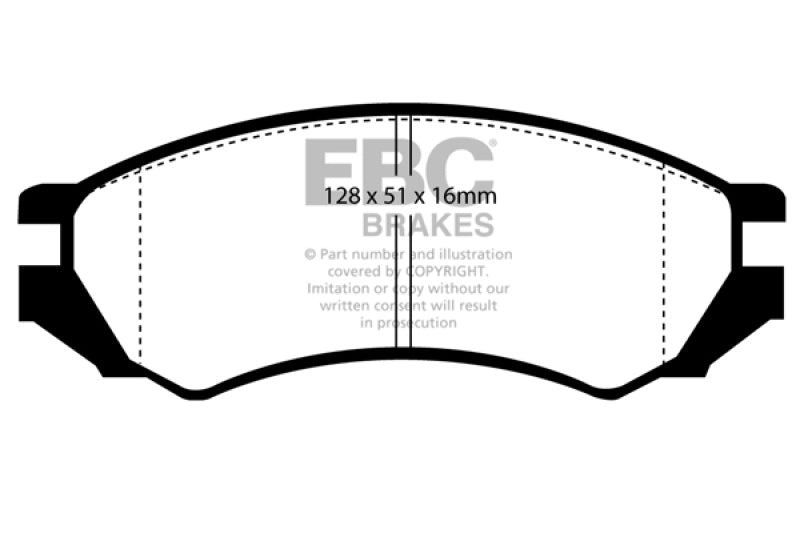 Load image into Gallery viewer, Ebc DP4839R EBC Yellowstuff Brake Pad Sets
