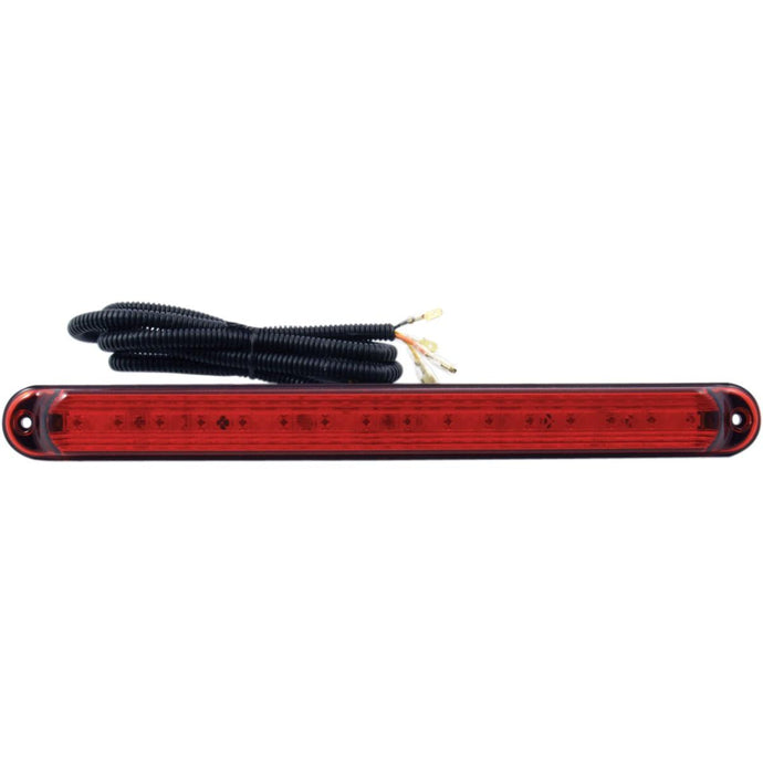 Chris Products 0988RB-MC LED Light Bar - Red Lens/Black Base