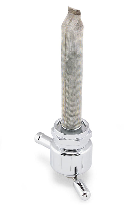 Pingel 1311-CG 22mm Round Power-Flo Petcock - 90deg. Outlet Facing Forward - Groove Design