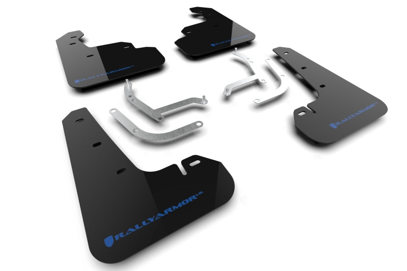Load image into Gallery viewer, Rally Armor MF105-UR-BLK-NB RAL UR Blk Flap/Blue Logo
