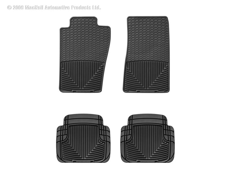 Load image into Gallery viewer, Weathertech W11-W50 WT Rubber Mats - Front - Blk
