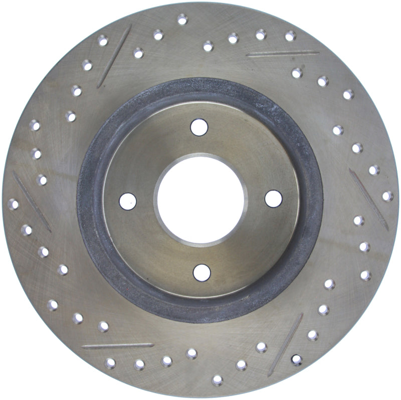 Load image into Gallery viewer, Stoptech 127.42021L ST Slot &amp; Drill Brake Rotors
