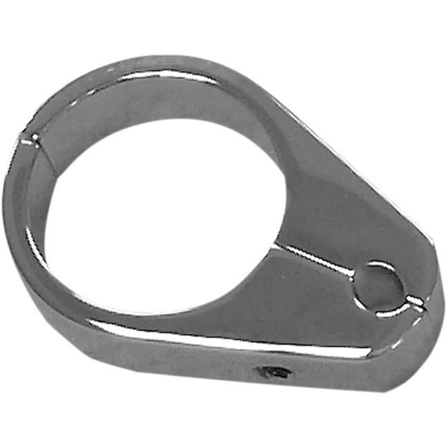 Drag Specialties 0658-0042 Throttle or Idle Cable Clamp for 1in. Diameter Handlebar/Frame - Chrome
