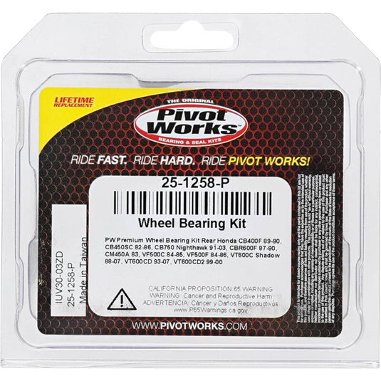 Pivot Works 25-1258-P PIV Wheel Bearing Kit