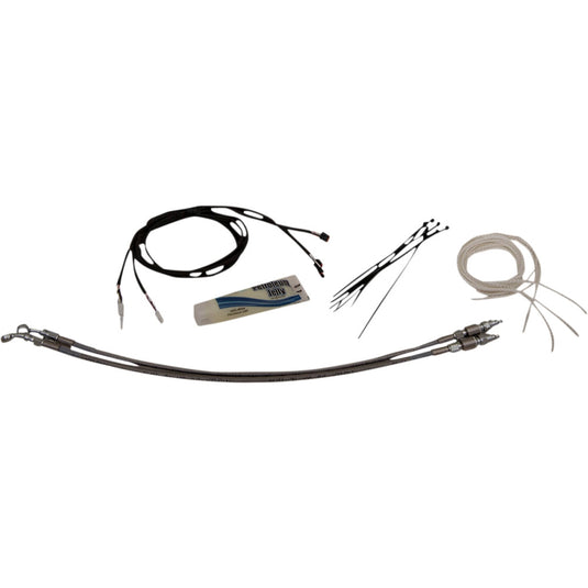 Fat Baggers, Inc. 109614 EZ Install Handlebar Kit - Braided