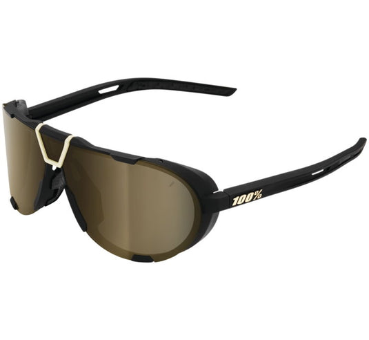 Soft Tact Black / Gold Mirror Lens