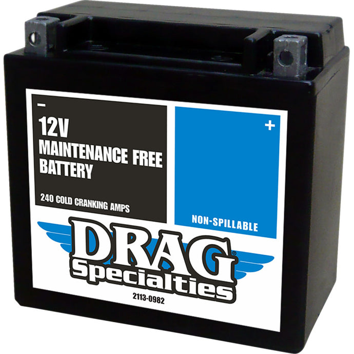 Drag Specialties 2113-0982 AGM Maintenance-Free Battery