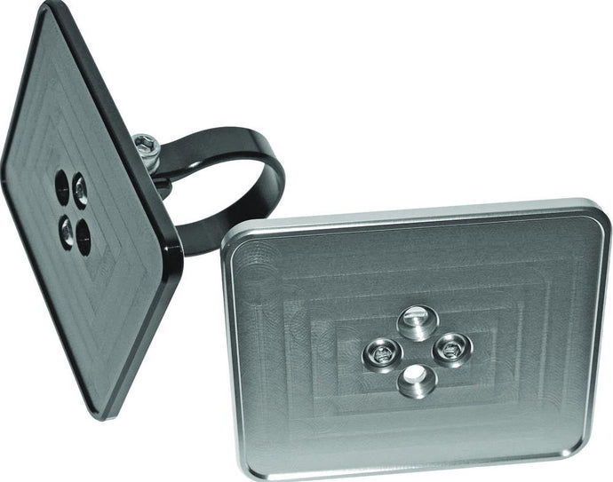 Axia Alloys MODREGPLT-C Registration Sticker Mounting Plate - Silver