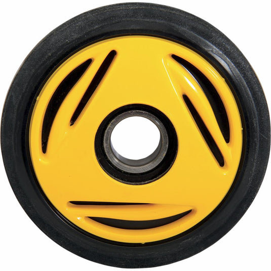 Parts Unlimited 4702-0031 Colored Idler Wheel - 135mm (No Insert) - Yellow