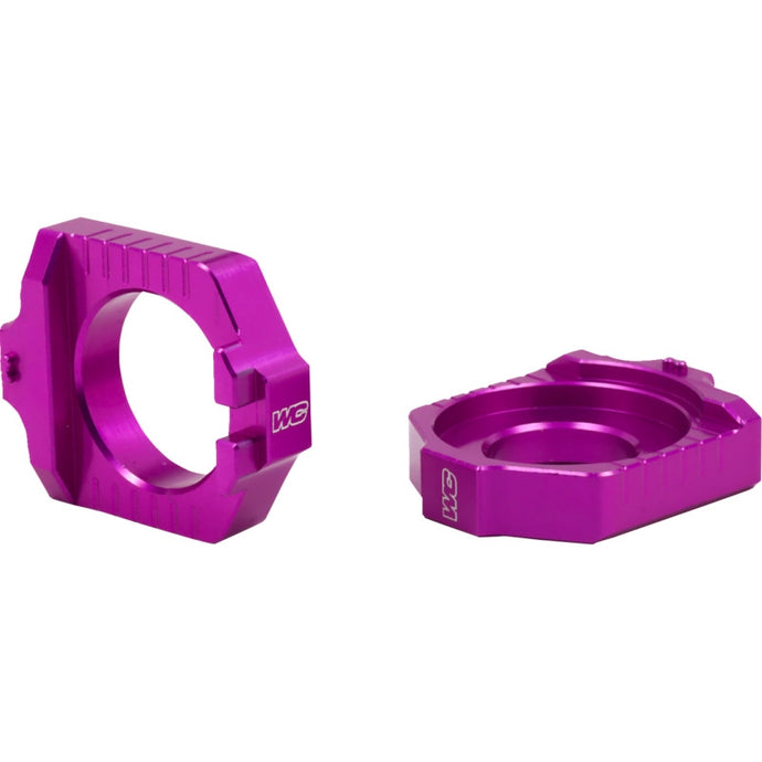 Works Connection 17-P252 Elite Axle Blocks Kit - Purple