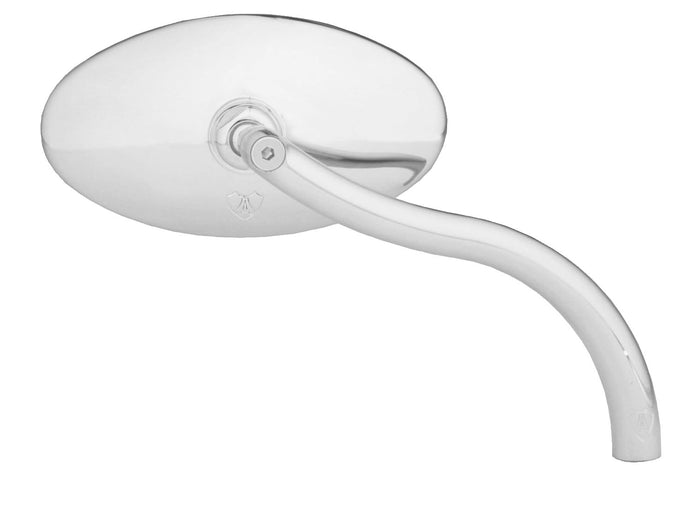 Arlen Ness 13-046 Die-Cast Cat Eye Softbend Mirror - Smooth