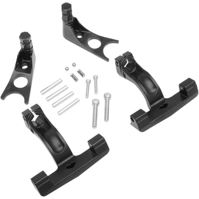 Drag Specialties 1621-0513 Passenger Floorboard Mount Kit - Black