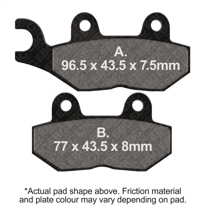 Load image into Gallery viewer, Ebc Powersports FA214HH EBC HH Sintered Brake Pads
