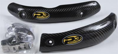 P3 207074 Header Heat Shield - Carbon Fiber